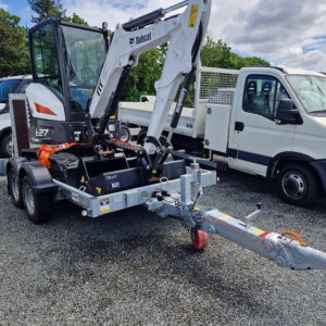 Bobcat E27Z Paket + ECIM 3,5-t-Anhänger + Furukawa FX35-S – 2023 Neu