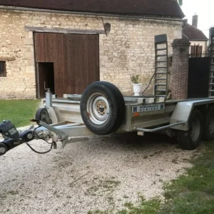 Hubière TPF 3502 35 Maschinentransportanhänger – 3,5 t
