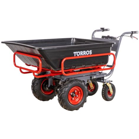 Torros EP300P Elektro-Schubkarre – 300 kg / 300 l