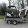 Bobcat E14, 1,5 t + 2,6-t-Anhänger 2013