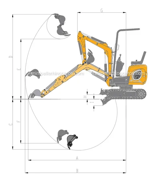 XN-12 Abmessungen Profilansicht